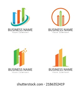 Business Finance professional logo template vector icon