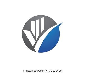Business Finance professional logo template vector icon