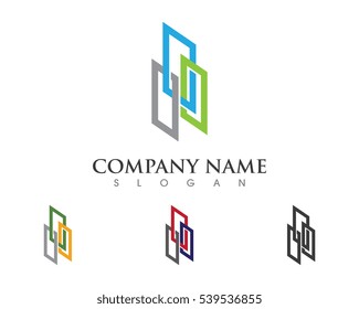 Business Finance professional logo template vector icon