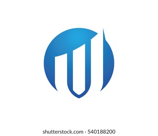 Business Finance professional logo template vector icon
