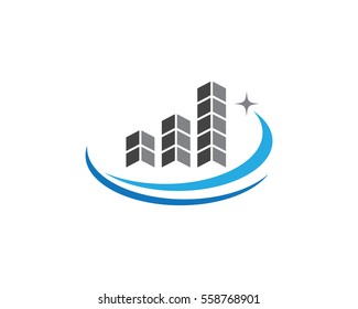 Business Finance professional logo template vector icon