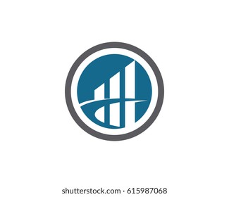 Business Finance professional logo template vector icon