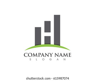 Business Finance professional logo template vector icon