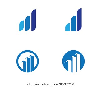 Business Finance professional logo template vector icon