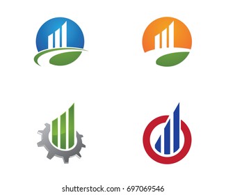 Business Finance professional logo template vector icon