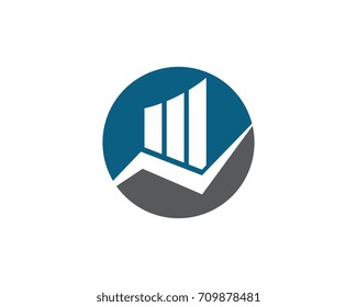 Business Finance professional logo template vector icon
