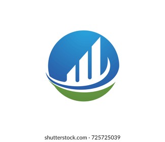 Business Finance professional logo template vector icon