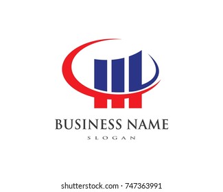 Business Finance professional logo template vector icon
