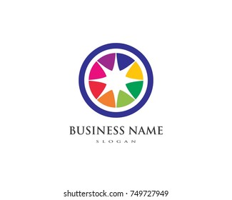Business Finance professional logo template vector icon