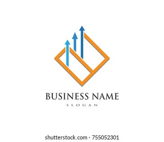 Business Finance professional logo template vector icon

