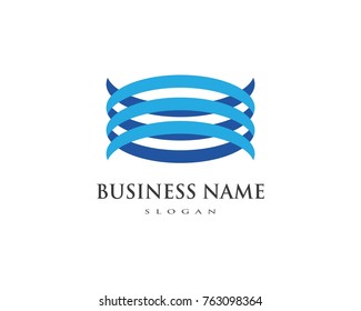 Business Finance professional logo template vector icon