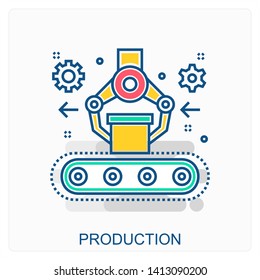 Business, Finance, Project Development Icon Concept