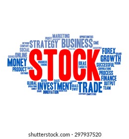 Business & finance related word cloud background 