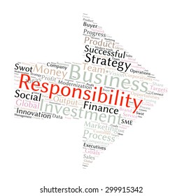 Business & finance related word cloud background  