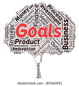 Business & finance related word cloud background