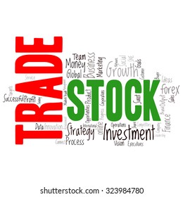 Business & finance related word cloud background 