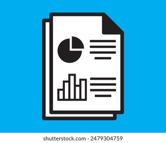 Business finance report, data analysis vector. Finance, business, report, analysis, data, management, financial, chart, analytics, research, strategy. Can use for banner, web design, poster.