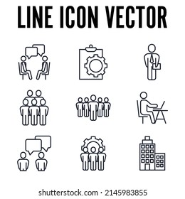 Business and finance set icon symbol template for graphic and web design collection logo vector illustration