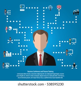 Business and Finance Training Infographic 