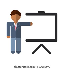 Business and Finance Training Vector Icon Illustration
