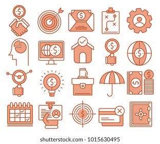 Business and Finance vector icons