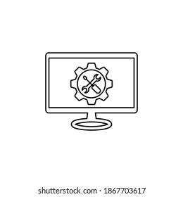 Business and finance web icon. Simple Business Management Related Vector Line Icons.