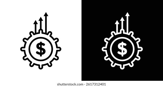 Business and finances icon vector for web and mobile app. Symbol isolated.
