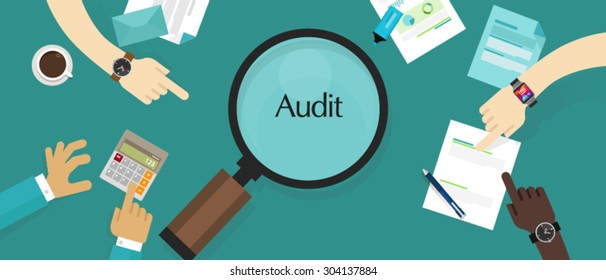 Business Financial Audit Auditing Tax Process 