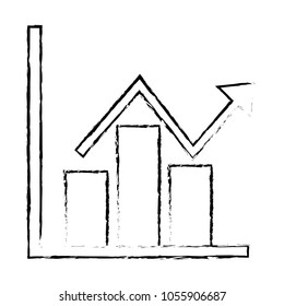 business financial bar graph chart diagram growth profit