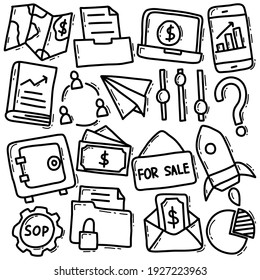 Business and Financial Doodle Icon