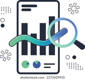 Business and financial graph going upwards. fast progress icon. Business project goal