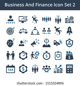 Business and financial icon set 2