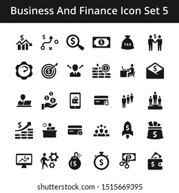 Business and financial icon set 5