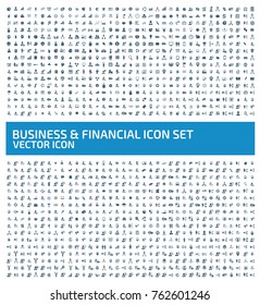 Business And Financial Icon Set,vector