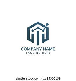 Business, financial and investment vector logo design