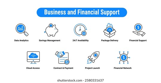 Business and Financial Support: Business Finance, Fintech, Payment Processing, Digital Banking, Revenue Management, Investment Planning, Financial Success, Cash Flow, Economic Analysis