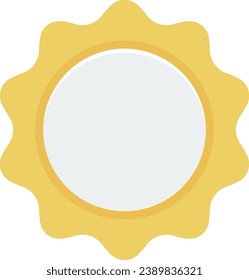 Business flat design icon badge