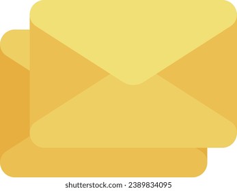 Business flat design icon envelopes