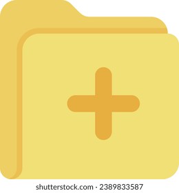 Carpeta de iconos de diseño plano empresarial más