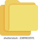 Business flat design icon folders