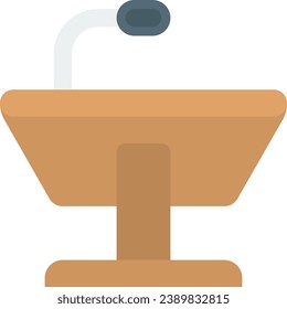 Business flat design icon keynote