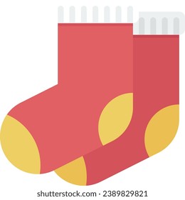Business flat design icon socks