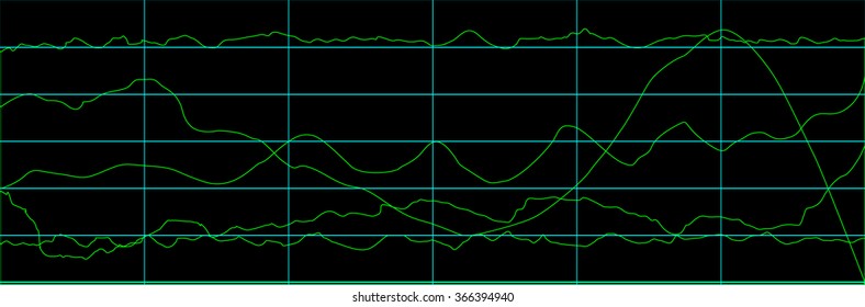 Business flat graph trend chart scheme. Vector art.