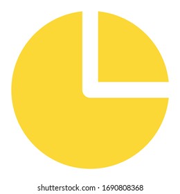 Modell des Business Flat Icon Diagramms