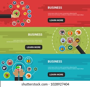 Business flat icon concept. Vector illustration. Element template for design.