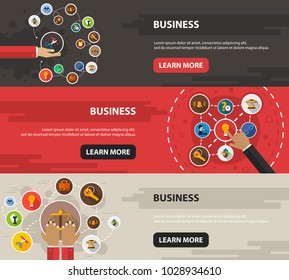 Business flat icon concept. Vector illustration. Element template for design.