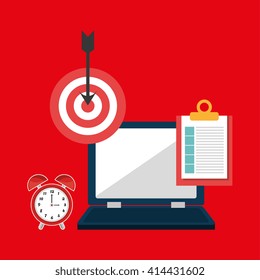 business flat icon design 