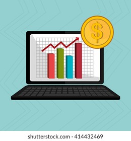 business flat icon design 