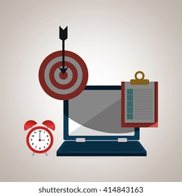 business flat icon design 