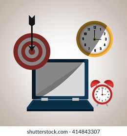 business flat icon design 
